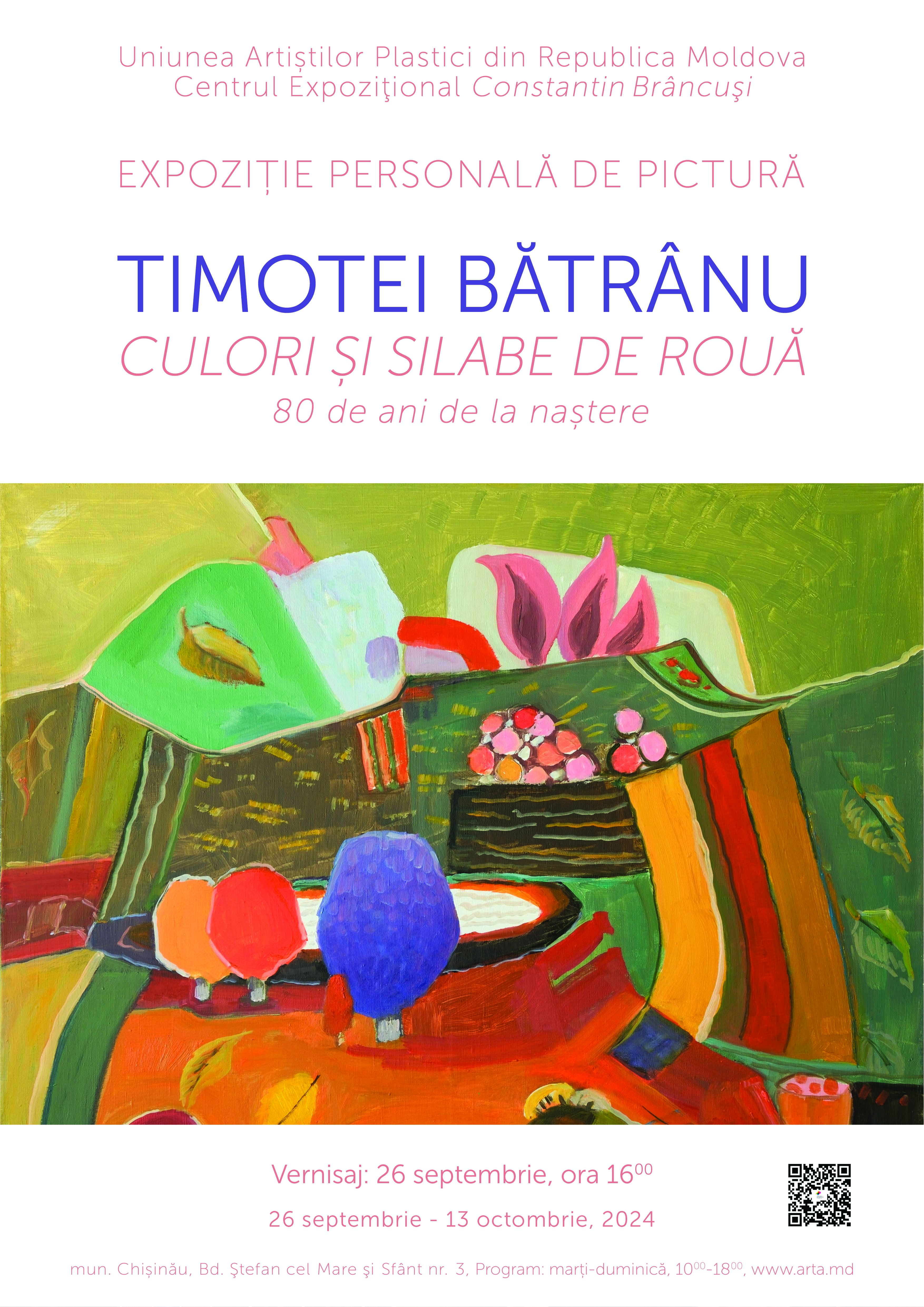 Timotei Bătrânu/ Culori și silabe de rouă